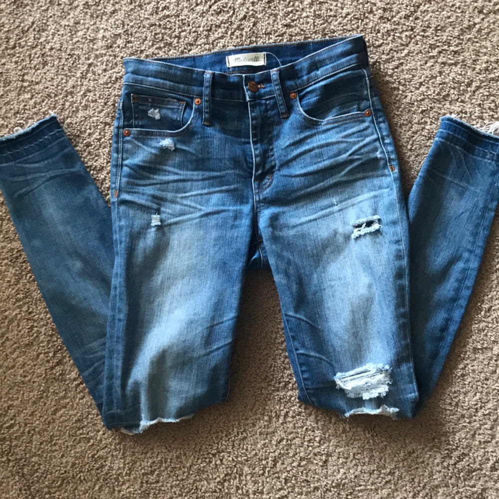 Madewell Distressed Skinny Jeans